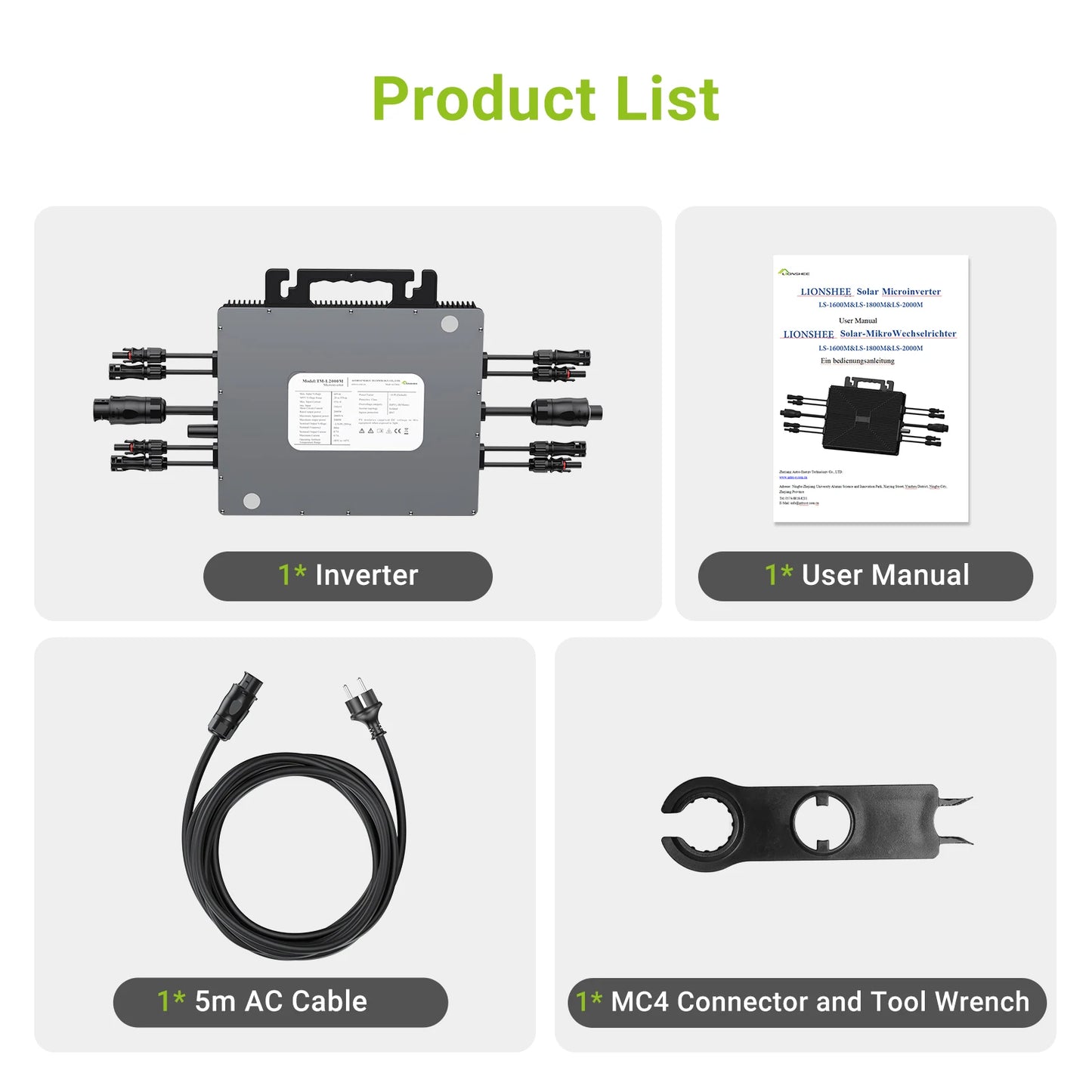 Zonne-omvormer – Hybride Omvormer – Solar Inverter – MPPT Laadregelaar – Off-Grid Omvormer – 10.2KW Vermogen – Zuivere Sinusgolfuitgang – Wifi Monitoring - QUORE