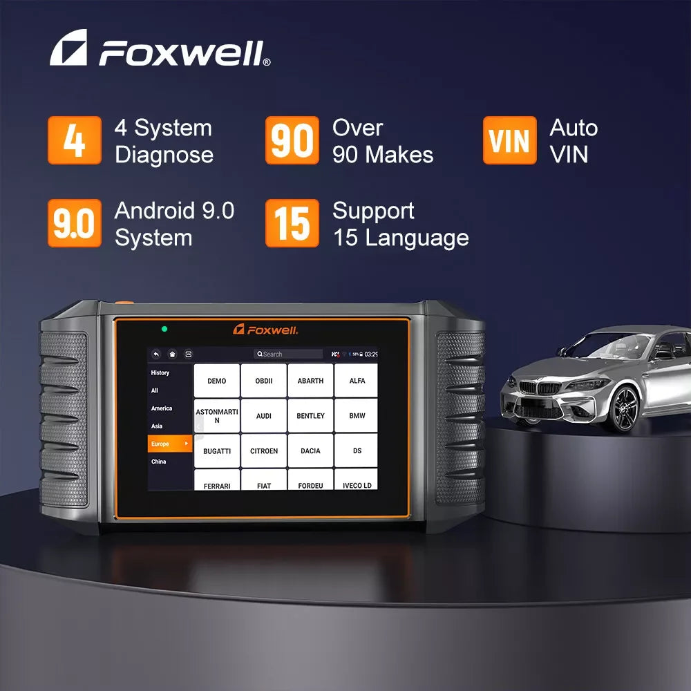 Diagnose Scanner – Auto Diagnose – OBD Scanner – Multisysteem Scanner – Motordiagnose – 5,5 Inch Touchscreen – WiFi Updates