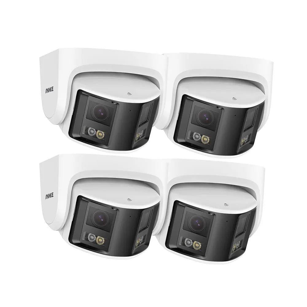 Beveiligingscamerasysteem - 8MP Camera - Openlucht - POE-camera - Bewakingscamera - AI-menselijke detectie - Beveiligingscamera - 2 stuks - Wit - QUORE