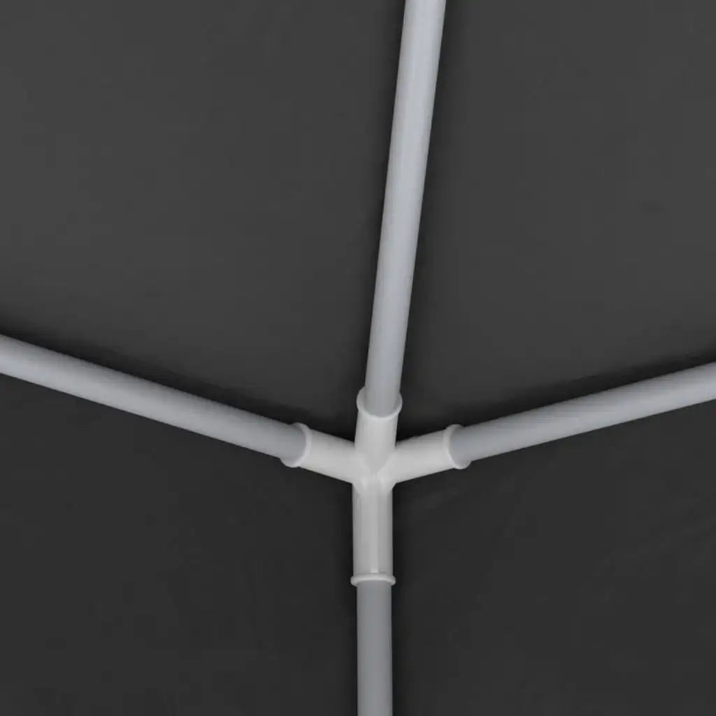 Draagbare Tent – Tuinpaviljoen – Partytent – Tuin Tent – Evenementen Tent – Overkapping – 4x4 Meter – UV-Bestendig – Roestvrij Stalen Frame - Zwart