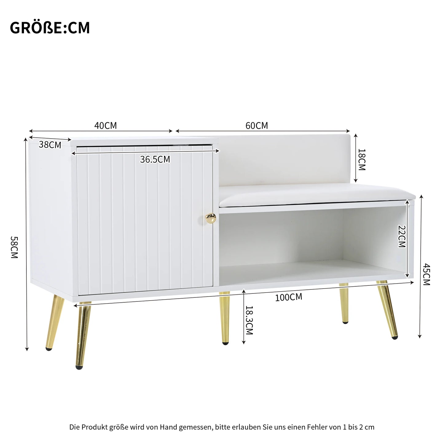 Schoenenkast – Schoenenrek – Schoenenopberger – Schoenenbord – Schoenenmeubel – Ruimtebesparend Design – Comfortabele Zitting Met Kunstleer