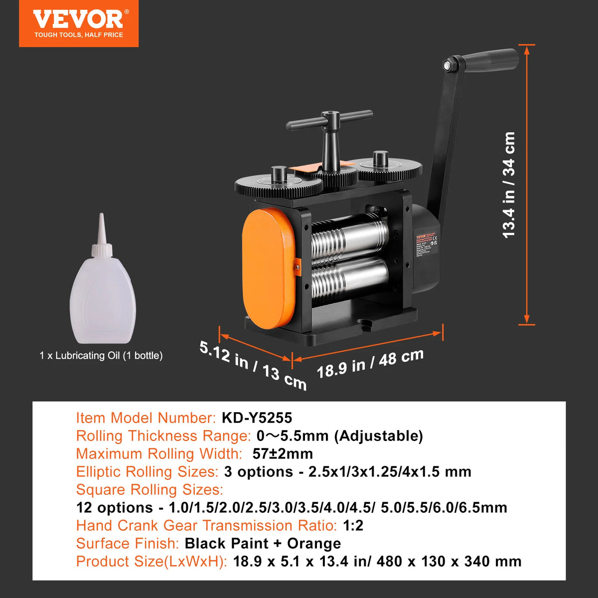 Sieraden Maken - Sieraden Rolling Machine - 3 in 1 - 57mmW 0-5.5mmT - walserij voor het maken van metalen sieraden plaat vierkante draad