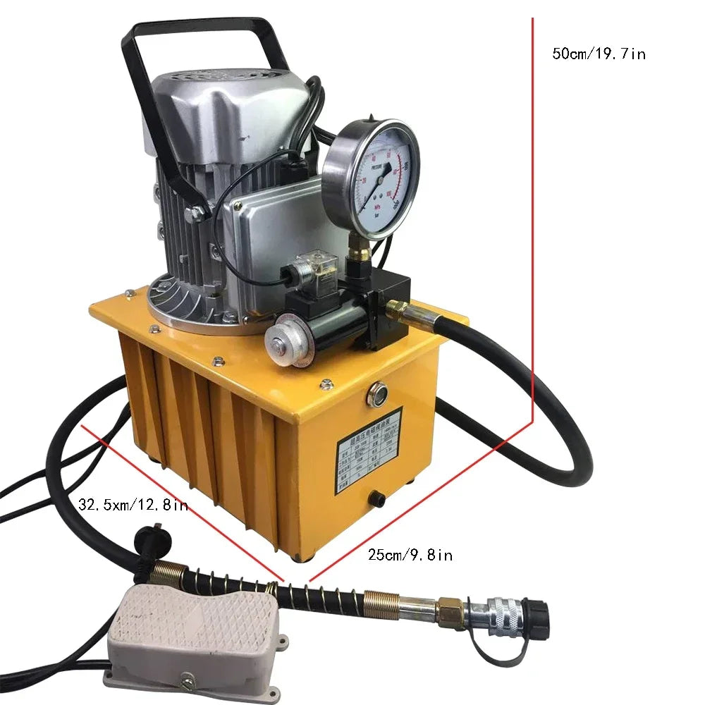Elektrische Hydraulische Pomp – Hydraulische Machine – Pers Pomp – Lift Pomp – Buigmach Pomp – 750 Watt – 7 Liter Tank