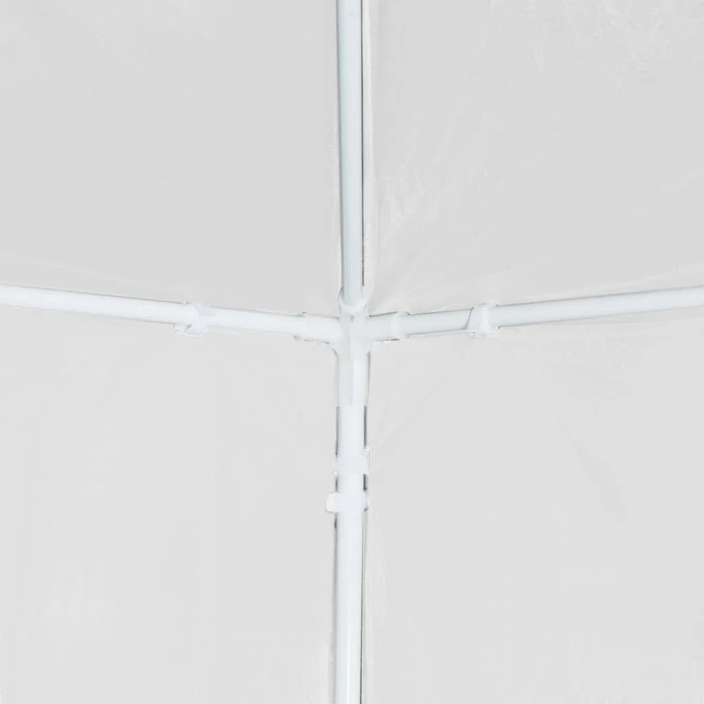 Tuinpaviljoen – Partytent – Tuintent – Ontvangsttent – Marktkraamtent – Buitenoverkapping – Waterdicht PE – Roestvrij Stalen Frame - 3x3m - Wit