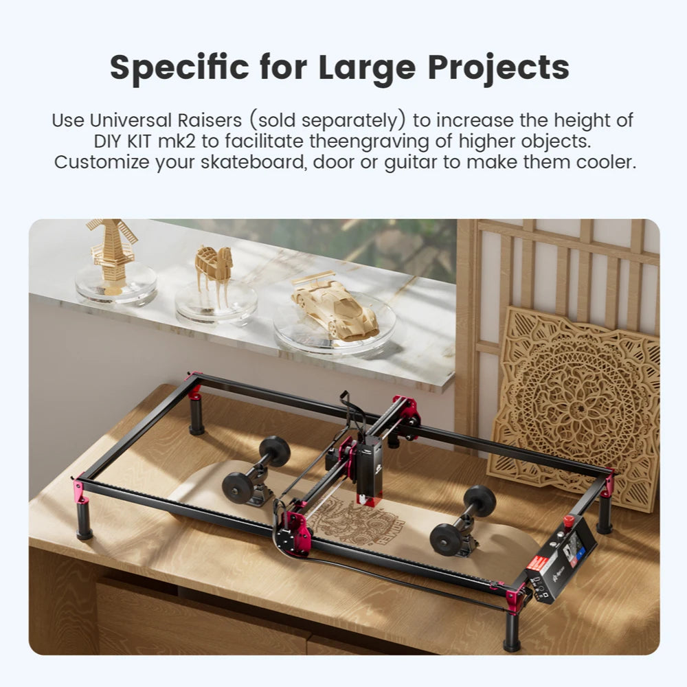 AlgoLaser Laser Engraver Cutter With Wifi Offline Control/3.5inch Touch Screen 10W Laser Engraving Cutting Machine CNC Machine - QUORE