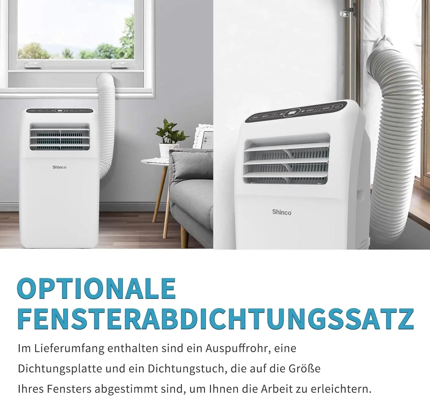 Mobiele Airconditioner – Verdamper – Verwarming – Luchtontvochtiger – Ventilator – 4-in-1 Functie – 24-Uurs Timer