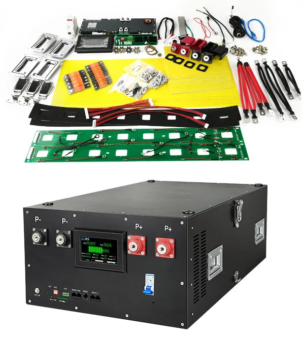 48V Batterijset – Lithium Accupakket – Energieopslag – LiFePO4 Batterij – DIY Accu – 280Ah Tot 320Ah – RS485 En CAN-Bus Connectivity