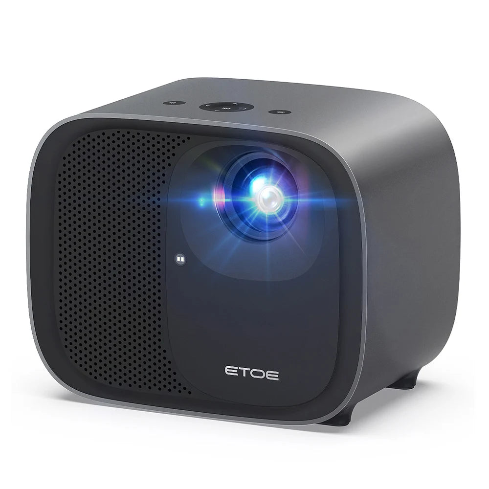 Projector – Beamer – Android TV Projector – Home Cinema Projector – Full HD 1080P – 600 ANSI Lumen – Automatische Focus & Keystone Correctie – Draadloos WiFi 2.4G/5G