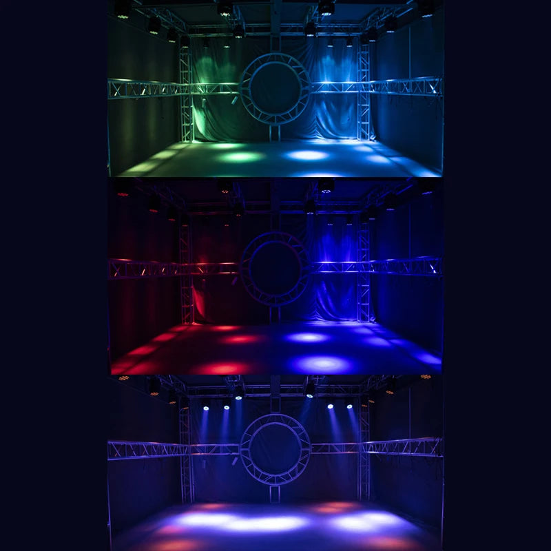 Moving Head Verlichting – Podiumlicht – DJ Licht – Disco Spot – RGBW LED – 144W Vermogen – 540° Pan & 180° Tilt – DMX512 Stuurbaar – Compact & Robuust