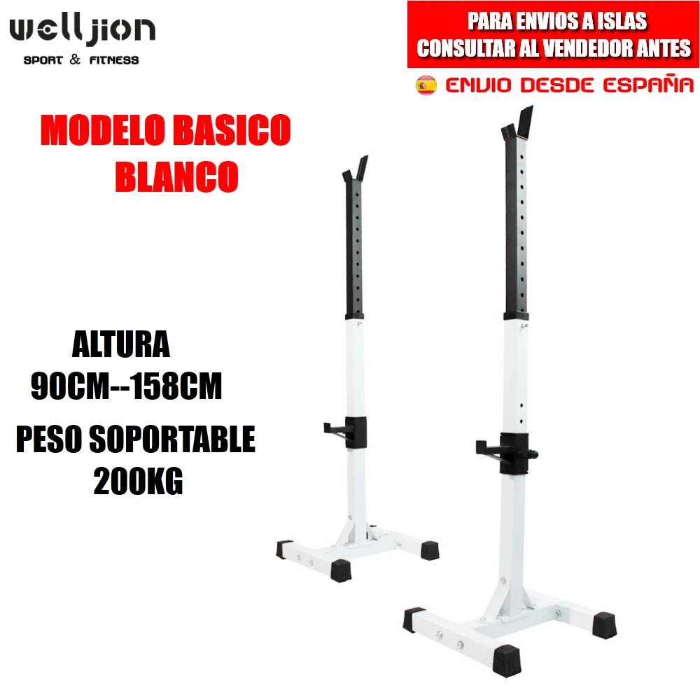 Multi-function Rack Holder for Bar and Pesas | Adjustable Squat Rack of Muscle Squats