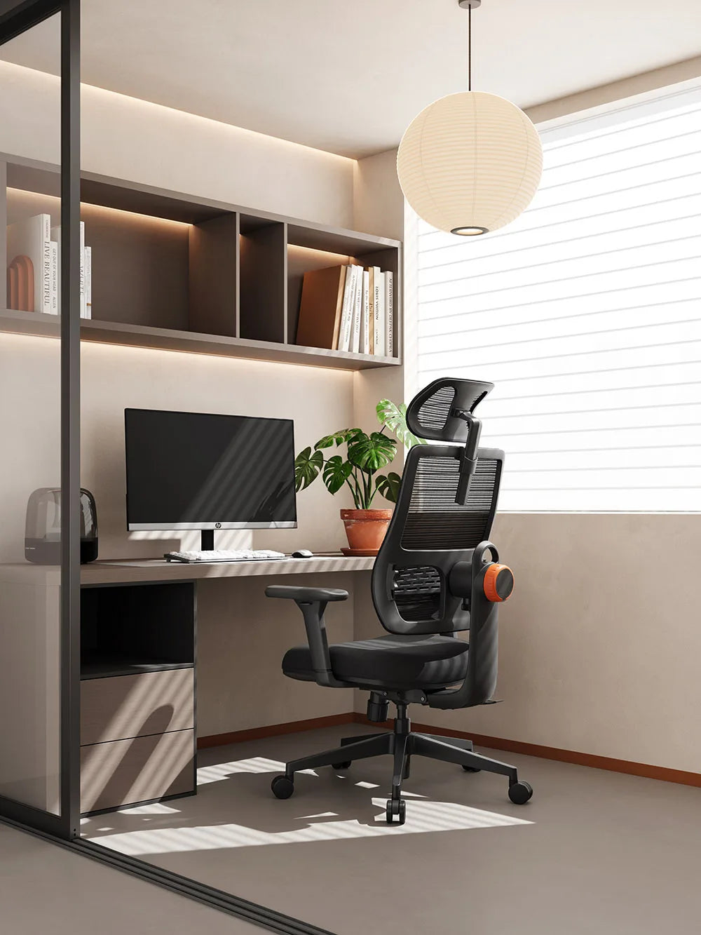 Ergonomische Bureaustoel – Comfortabele Bureaustoel – Verstelbare Stoel – Mesh Bureaustoel – Automatisch Lendesteun-Systeem – 3D Verstelbare Armleuningen - Zwart