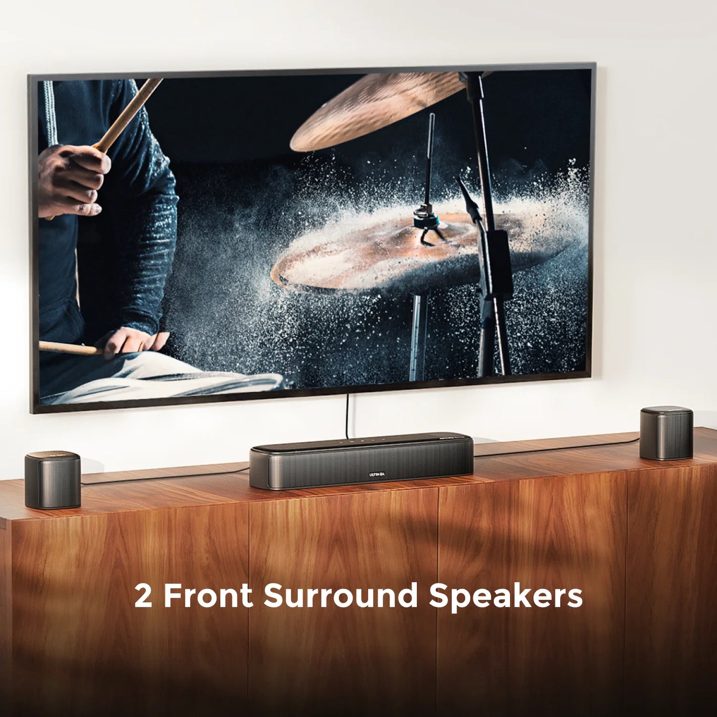 Soundbar - 7.1ch - Soundbar voor TV - Surround Sound-Systeem - met Subwoofer - Dolby Atmos - Smart App-bediening - Thuisbioscoopgeluidssysteem - Bluetooth-luidspreker - AUX - Optische Ingang - USB - Bluetooth - HDMI - 350W - Zwart