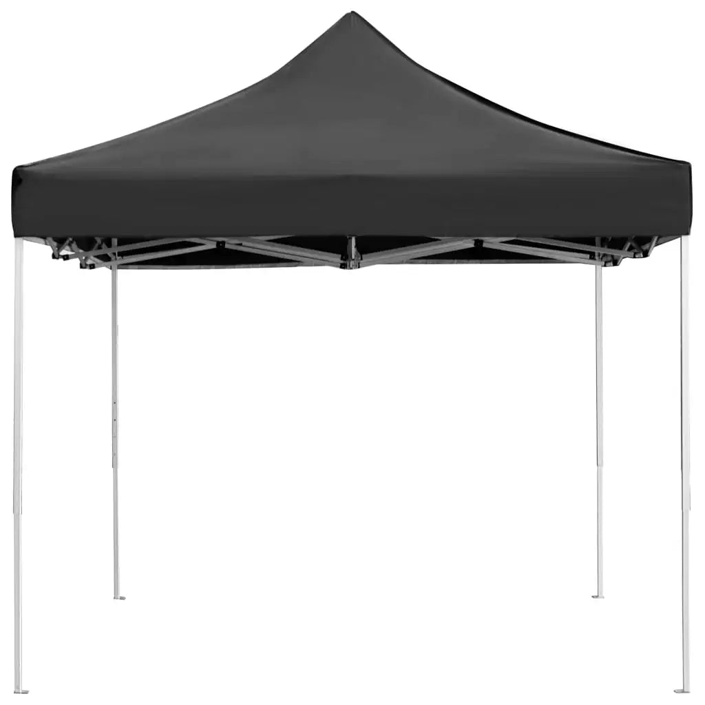 Tuinpaviljoen – Partytent – Aluminium Vouwtent – Schaduwdoek – Markttent – Waterbestendig Dak – Lichtgewicht Frame – 3x3 Meter - Zwart