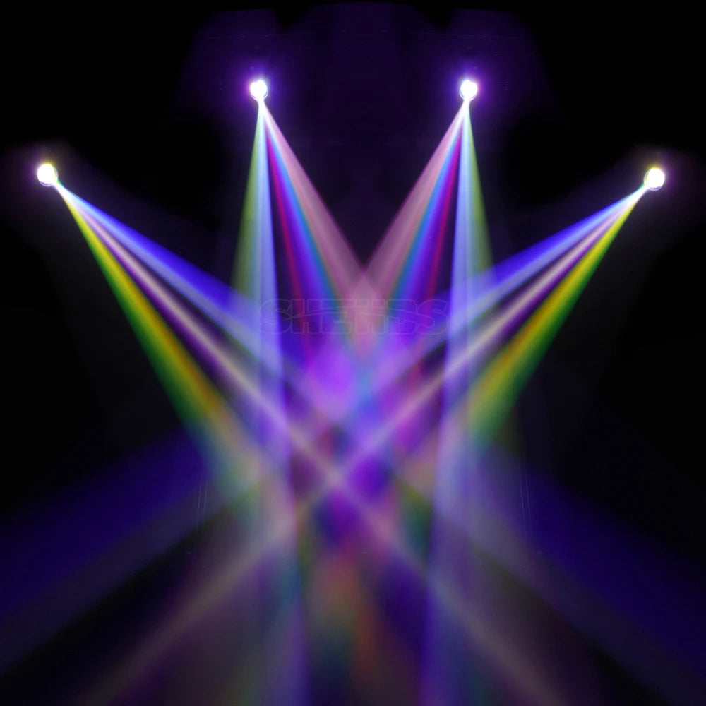 Moving Head Lamp – Professionele Stage Light – DJ Licht – Theater Verlichting – Club Effect – 230W Krachtig – Variabele Zoom 1,2°-30° – 13 Kleuren + Gobo’s – EU Stekker - QUORE