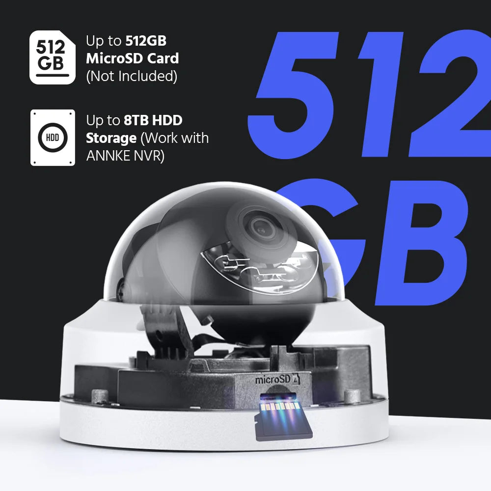 Beveiligingscamera's - Camerabewaking - CCTV Camerasysteem - 12MP Dual-Light Outdoor PoE - Persoons- & Voertuigdetectie – CCTV Video Security Kit - Waterdichte - Binnen/Buiten Camera’s - Zonder HDD Opslag