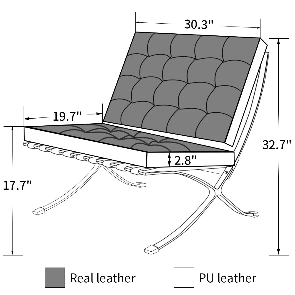 Scandinavische Fauteuil – Vouwfauteuil – Klapstoel – Zitstoel – Opklapbare Stoel – Compact & Praktisch – Comfortabel Zitvlak