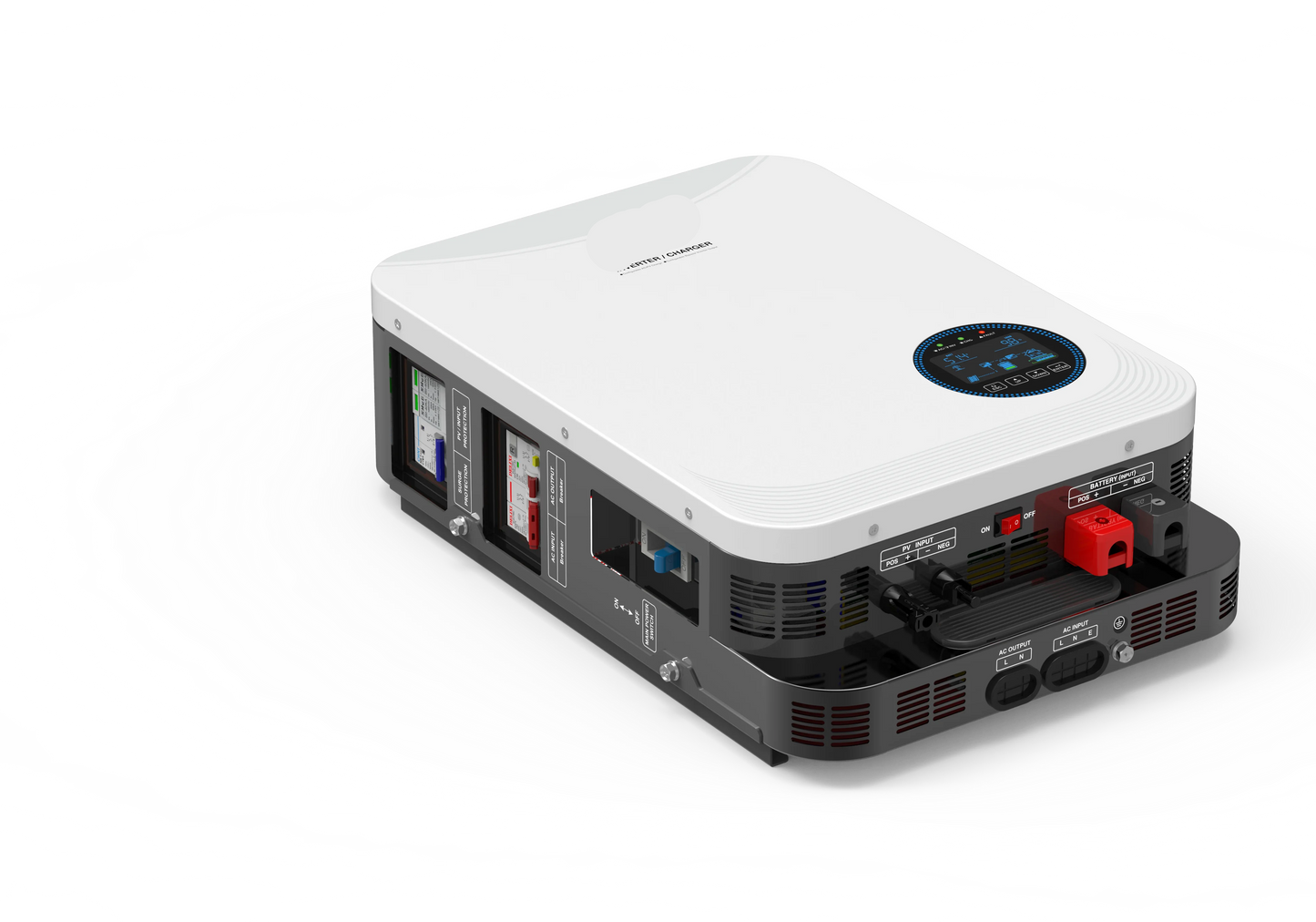 Hybrid Solar Inverter – Zonnepaneel Omvormer – Duurzame Energie – Off-Grid – On-Grid – 6,2 kW Vermogen – Wifi Monitoring