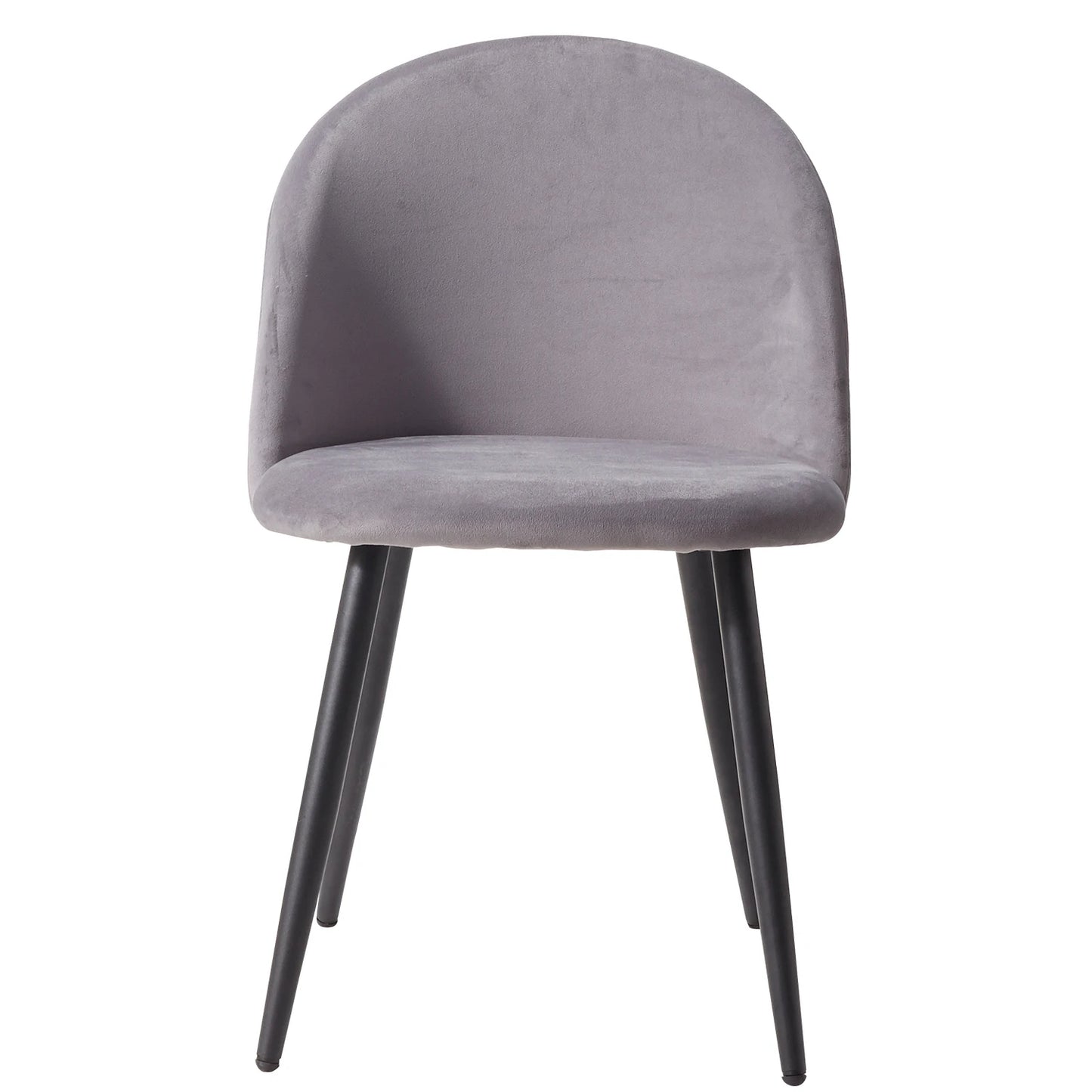 Velvet Stoelen – Eetkamerstoelen – Woonkamerstoelen – Scandinavische Stoelen – Sfeervolle Stoelen – Zachte Velvet Stof – Stevig Metalen Frame - QUORE