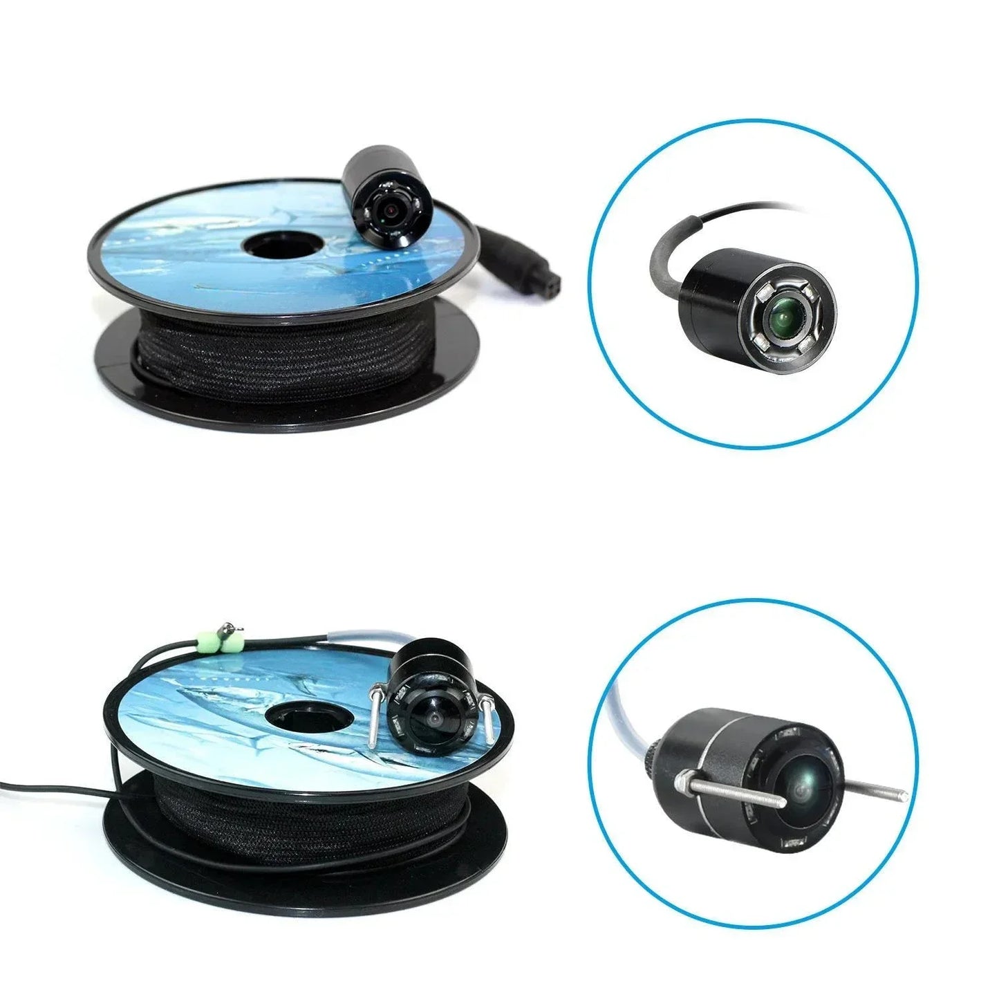 Onderwatercamera – Viscamera – Inspectiecamera – Duikcamera – Zwemcamera – 4,3 inch LCD-scherm – 20 Meter Kabel