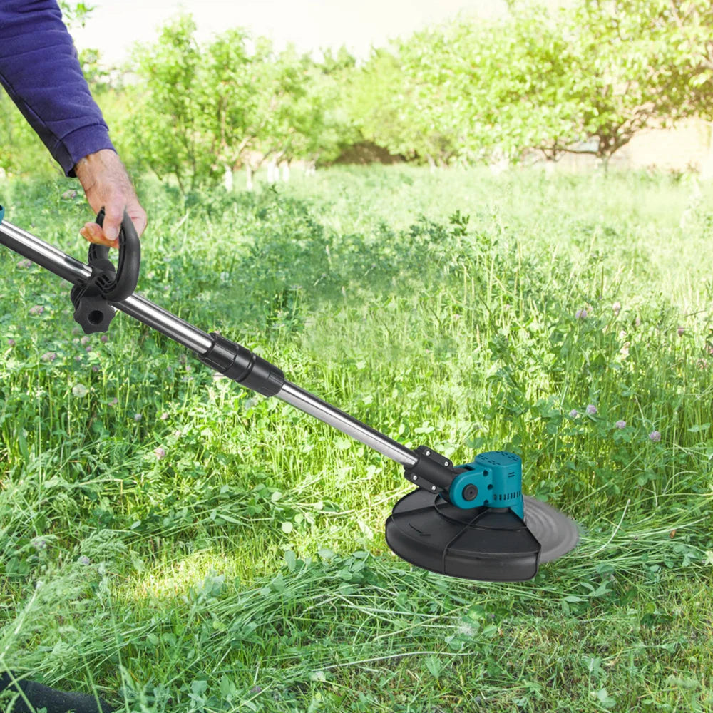 Handmaaier - Grasmaaier - Grastrimmer - Grasschaar - Grasmachine - 4000W - 9 Inch - Elektrische/Accu - Borstelloze Grastrimmer met Digitaal Display – Krachtige Accu Tuinmaaier - 21V/18V Compatibel - Zonder Batterij