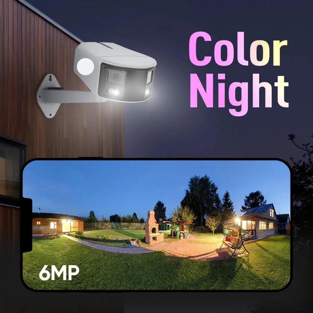 Beveiligingscamerasysteem - Camerabewaking - Beveiligingscamera - POE Camera Kit - Tweeweg Audio - 8CH NVR - 2 Camera's - Weerbestendig - Nachtzicht & Bewegingsdetectie - Binnen en Buiten - Beugel Houder - Ingebouwde HDD: Geen
