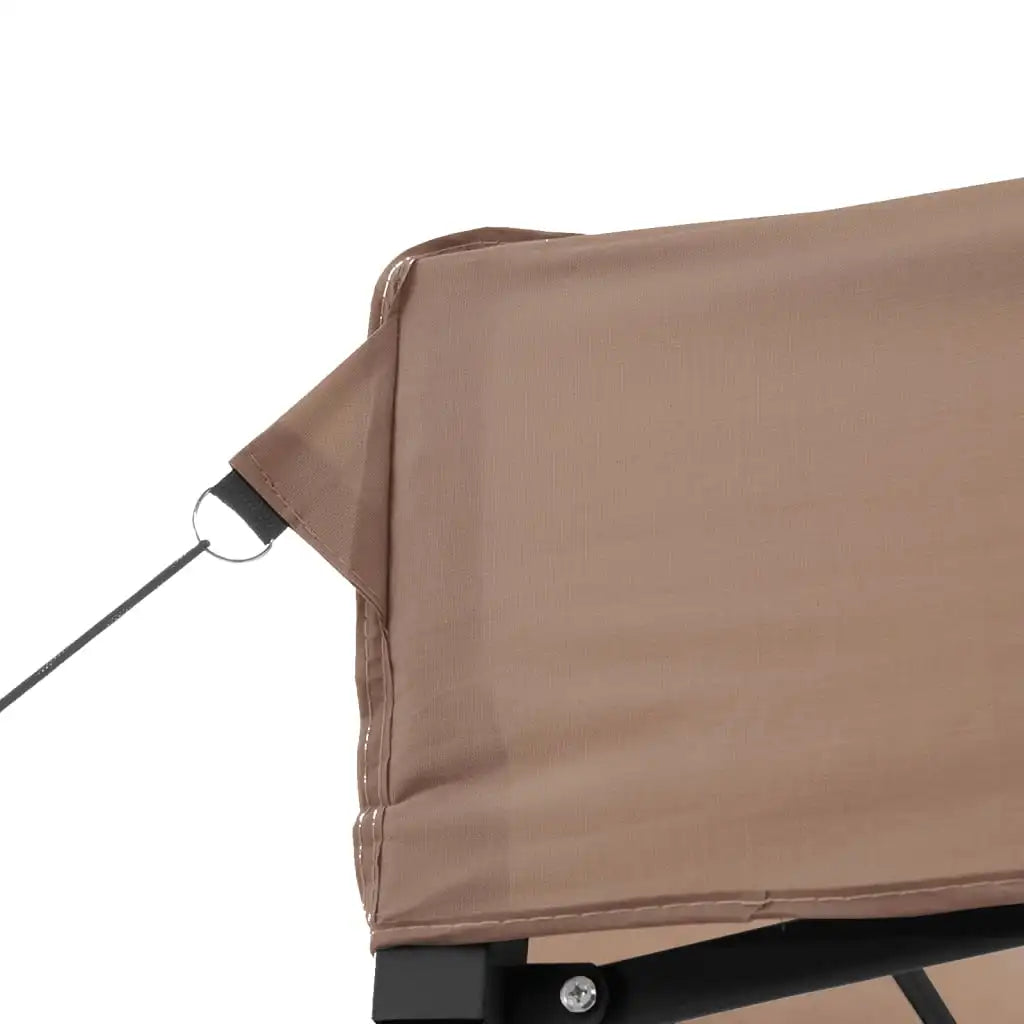 Opvouwbare Partytent – Tuinpaviljoen – Partytent – Tuientent – Feesttent – Kampeertent – Beschuttende Tent – 410x279x315 Cm – Waterdicht Oxford Polyester – Stalen Frame - Kastanje