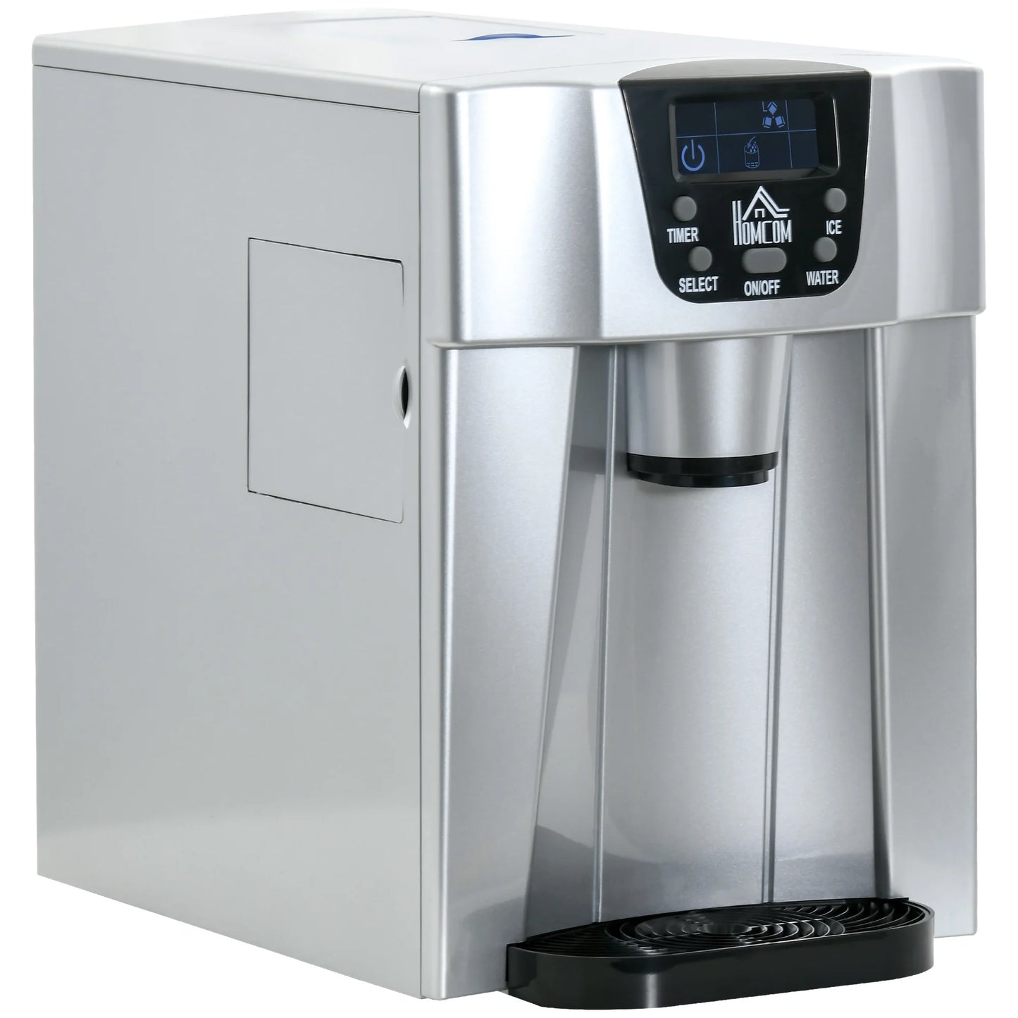 IJsblokjesmaker – IJsblokjesmachine – Ijsmaker – Waterdispenser – Ronde Ijsblokjes – 3 Liter Tank – 12 Kg IJs Per Dag