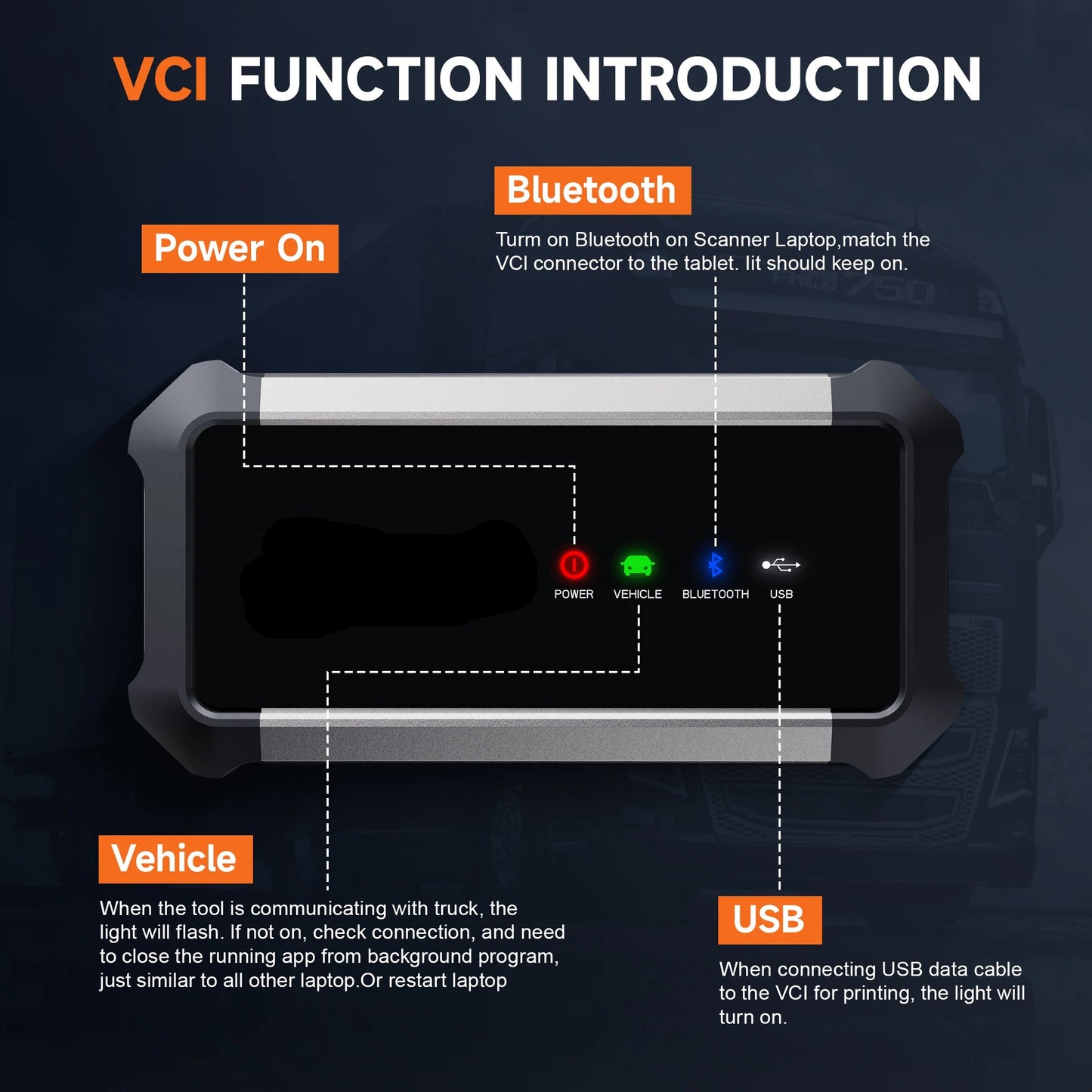 Diagnose Scanner – Truck Scanner – Vrachtwagen Scanner – Bouwmachine Scanner – 10-Inch Android Tablet – Bluetooth Verbinding