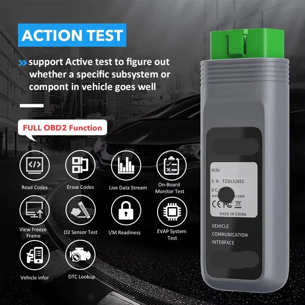 Diagnosetool Jaguar Land Rover – Autodiagnose – ECU Programmering – Sleutelprogrammering – WiFi Verbinding – Gratis Updates