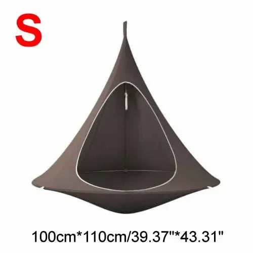 Hangstoel – Schommelstoel – Zitplek – Relaxstoel – Tuinstoel – Oxford-Stof – Compact & Lichtgewicht