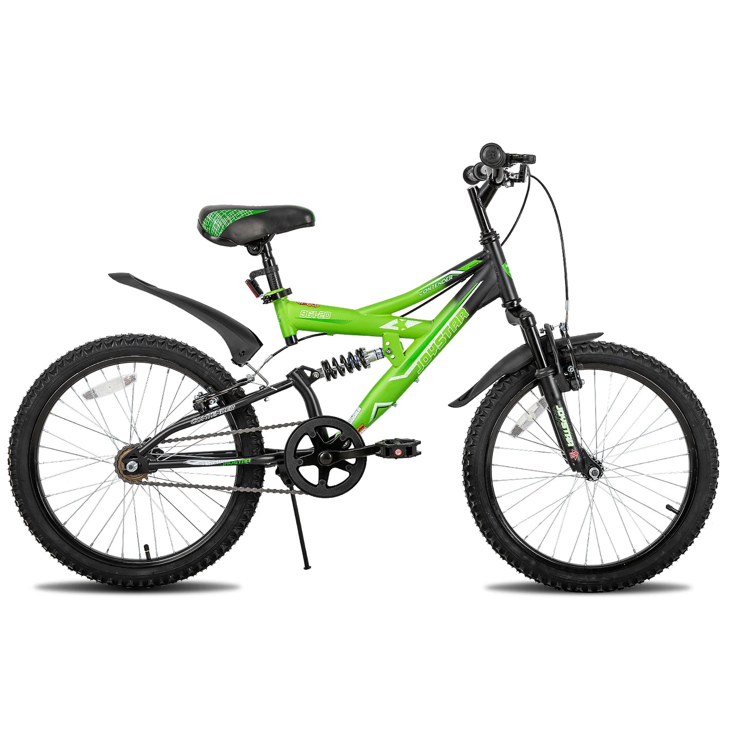 JOYSTAR 20 Inch Kids' Bike for Kids Ages 5-13 Years Old, Dual-Suspension Kids Mountain Bike - QUORE