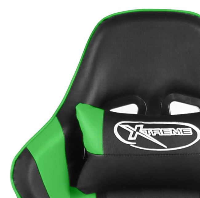 Gamingstoel – Bureaustoel – Gamestoel – Draaistoel – Werkstoel – Groen – Verstelbare Hoogte – Ergonomisch Comfort