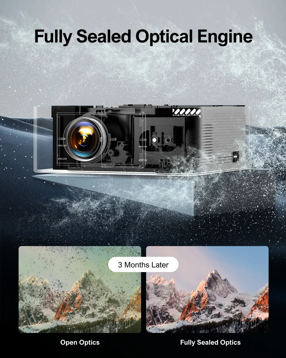 Mini Beamer - Projector - Digitale Beamer - Draagbaar - 1080P - Met Autofocus - 700 ANSI - 2 x USB 2.0 - HDMI - AV - DC - WiFi - Bluetooth - 90W - Zwart