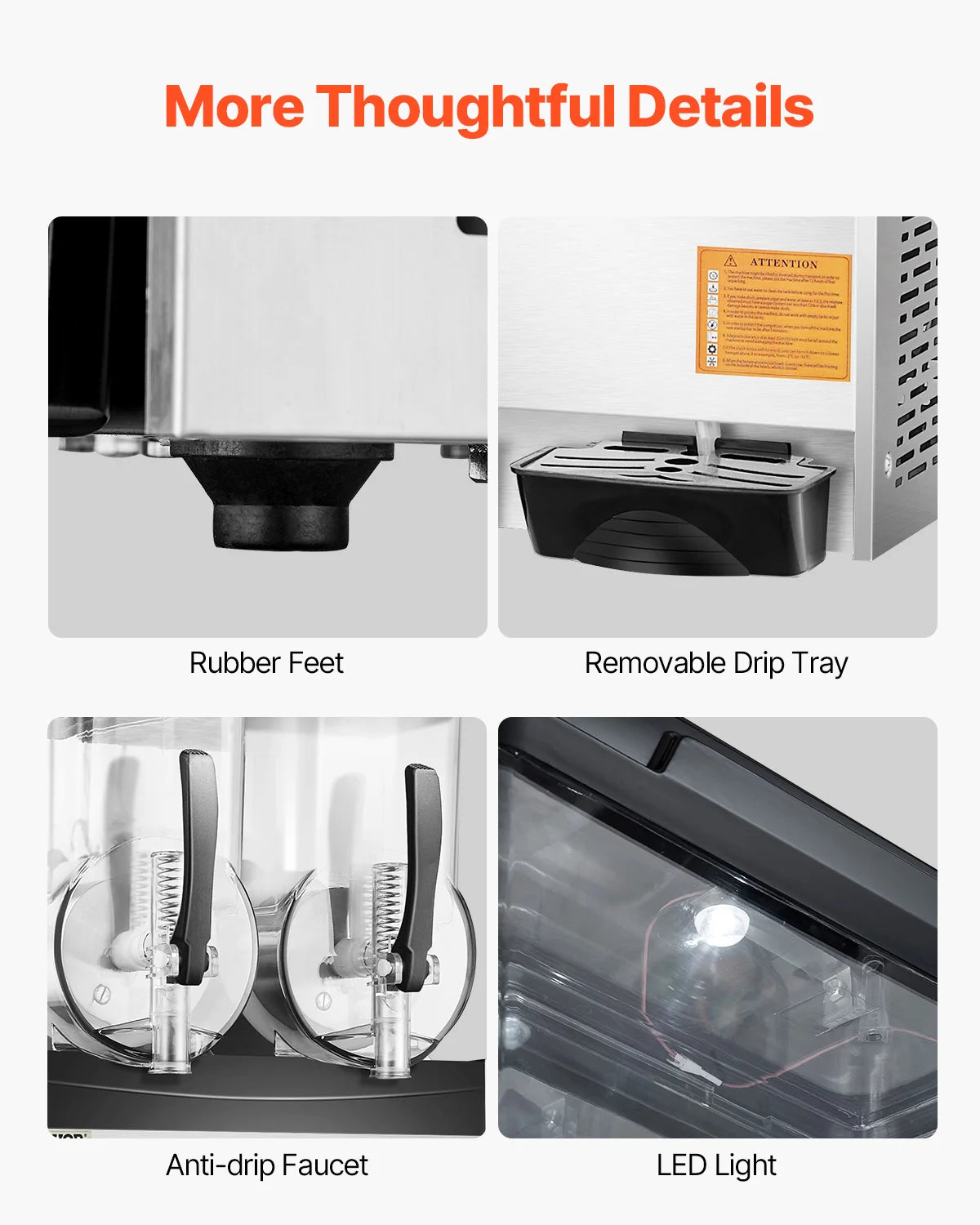 Slushy Machine – Slushmachine – IJsmachine – Frozen Drink Maker – Dubbele Tanks 1x12L – Instelbare Temperatuur