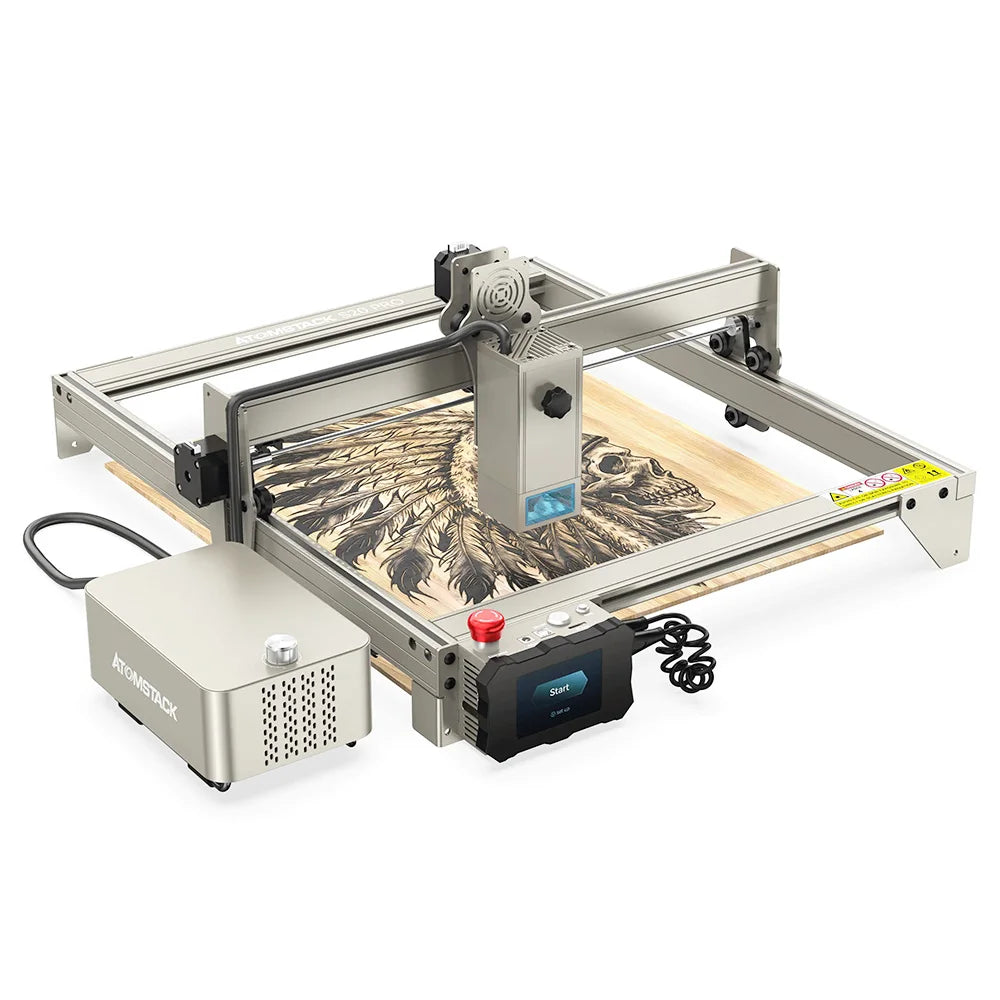 Lasergraveermachine – Laser Cutter – Gravure Machine – Houtgraveur – Metaalgraveur – 20W Krachtig Lasersysteem – 0,08 Mm Precisie