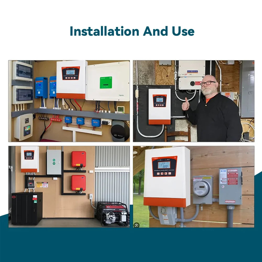 Dubbele MPPT Laderregelaar – Zonnepaneel Regulator – Windturbine Controller – Hybride Energiebeheer – Acculader – 3000W 12V/24V Auto – Maximale Energieopbrengst – Veiligheidsbescherming