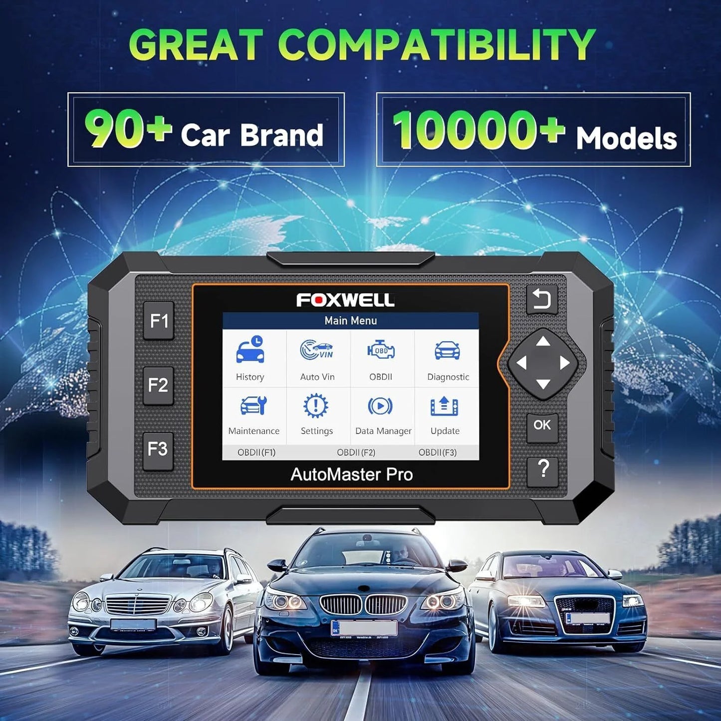 Draadloze OBD2 Autoscanner – Foutcodelezer – Diagnoseapparaat – Auto Scanner – Codelezer – ABS SRS Motor Transmissie – Resetfuncties