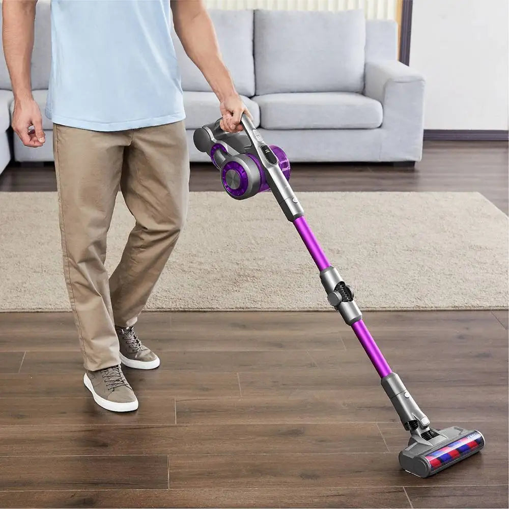 Draadloze Stofzuiger – Handstofzuiger – Snoerloze Stofzuiger – Steelstofzuiger – 200AW Zuigkracht – 70 Minuten Accuduur