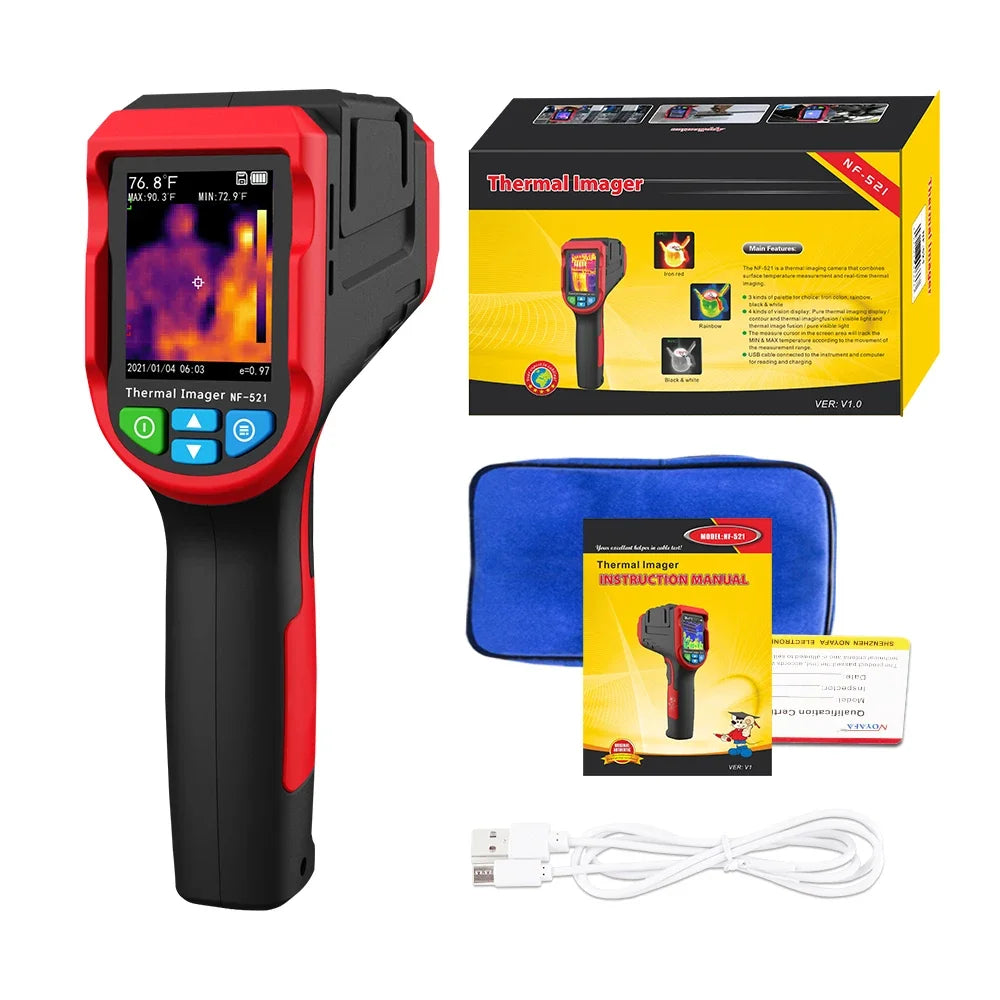 Warmtebeeldcamera - Warmtecamera - Infrarood Camera - Warmte Camera - Seek Thermal - Thermische Camera - Warmte Camera Infrarood - Warmtebeeld Kijker - Thermografiek - Warmtemeter - Temperatuur Sensoren