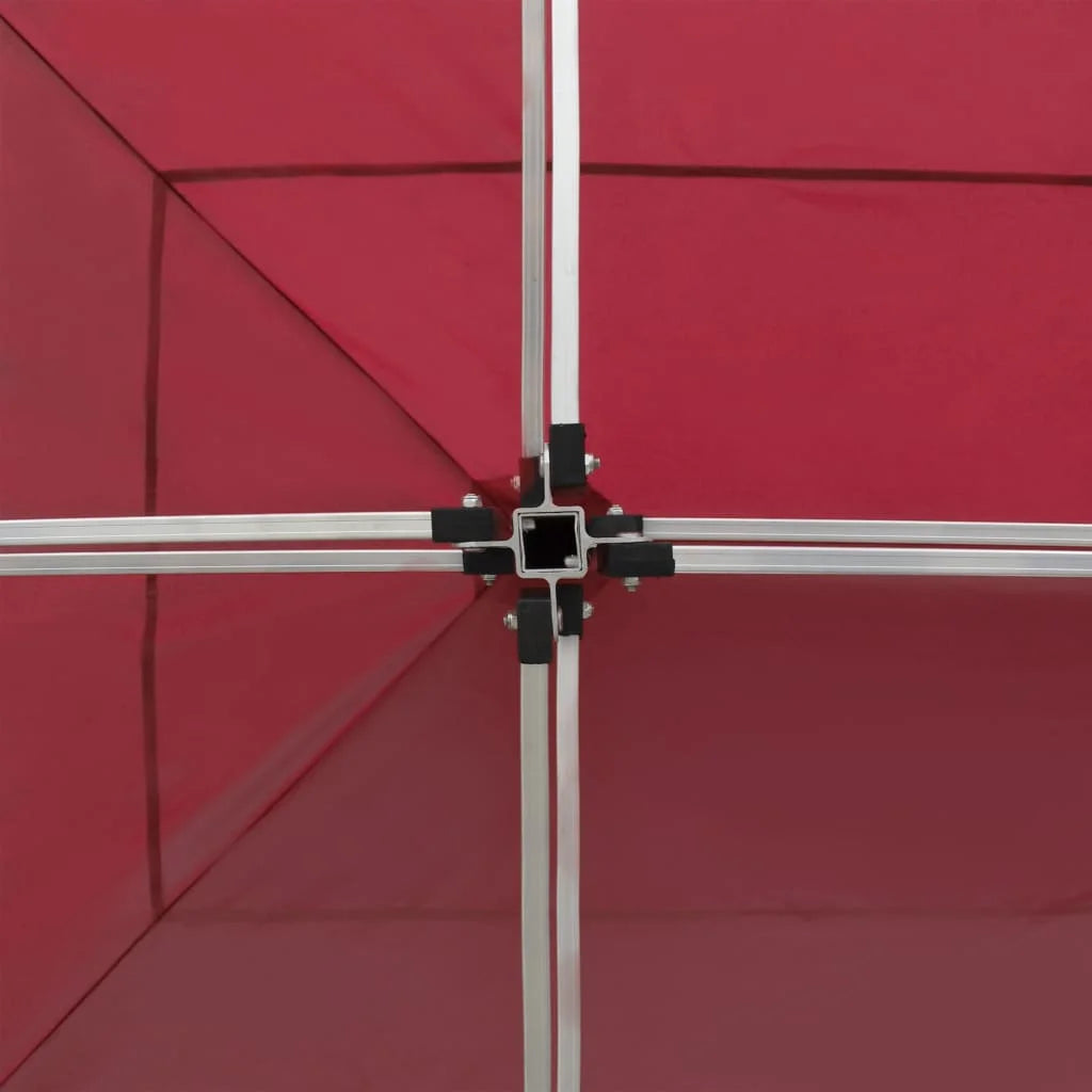 Tuinpaviljoen – Opvouwbare Tent – Paviljoen – Partytent – Buiten Tent – Aluminium Frame – 3 x 6 Meter – Oxford Stof Met PVC-Coating - Rood