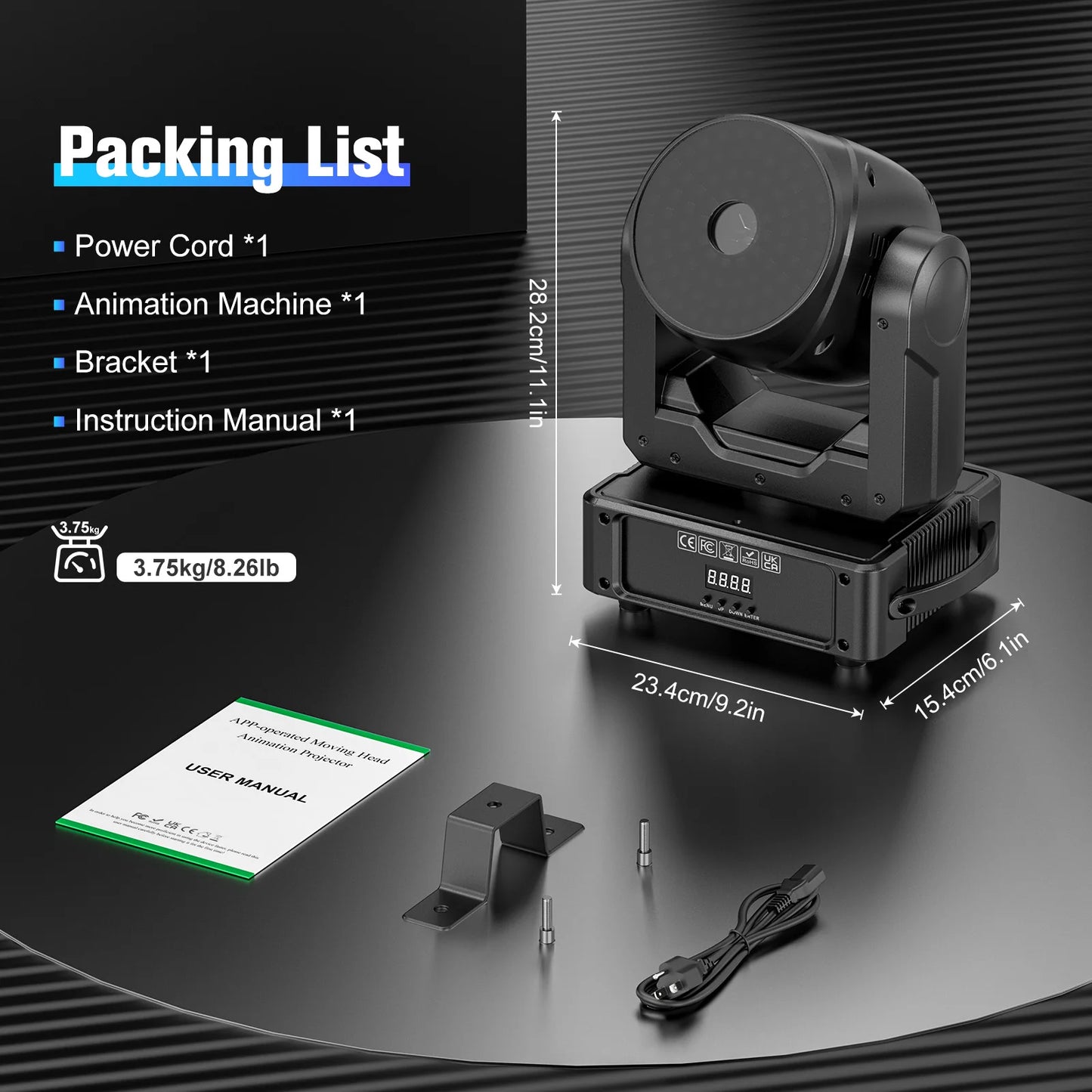 120W RGB Laser Moving Head – Laserverlichting – DJ Licht – Podiumverlichting – Party Licht – Bluetooth App – Snelle 15K Galvanometer