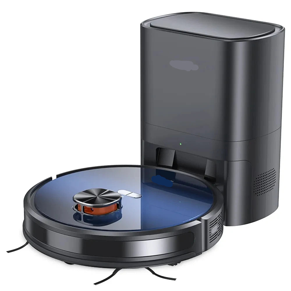 Lidar Robotstofzuiger - Dweilrobot - Vaccum Cleaner - Robot Vacuum - 2-in-1 Stofzuiger & Mop - 3000Pa Zuigkracht - 2.5L Stofzak - Zelflegende - App & Spraakbediening - Zwart