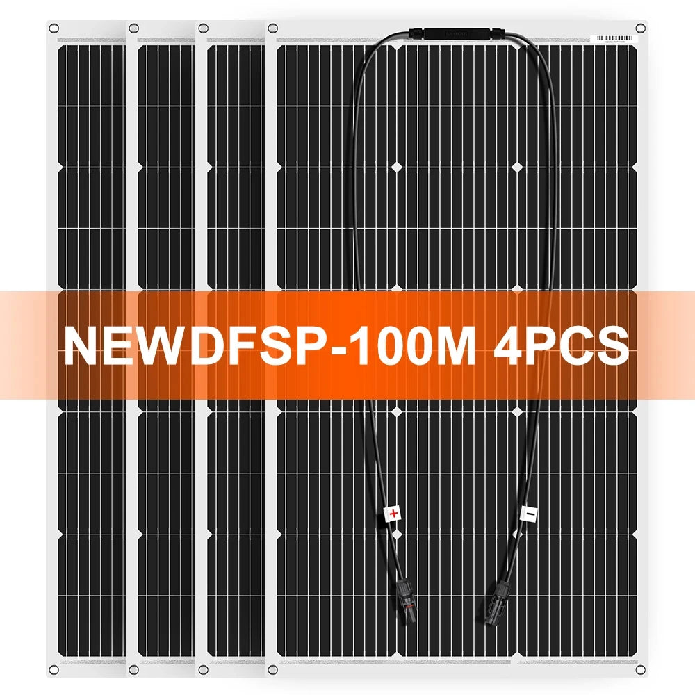 Zonnepaneel – Monokristallijn Paneel – Solar Module – Zonne Energie – 100W Vermogen – Compact Lichtgewicht – Weerbestendig IP67