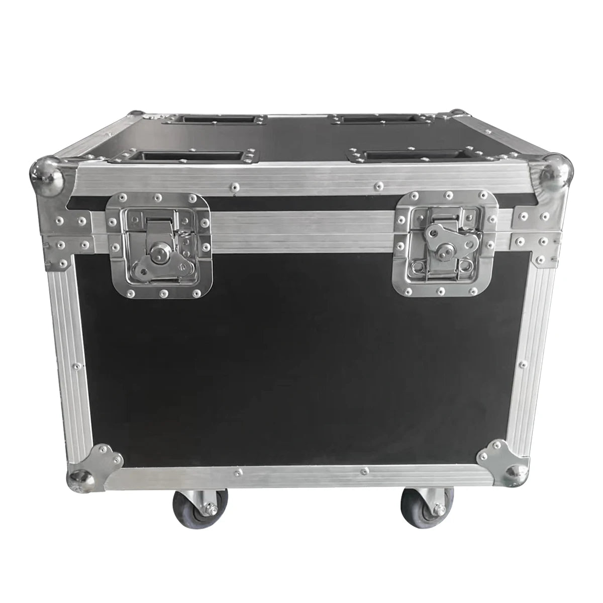Flightcase Moving Head – Vervoerskoffer Lichtcase – Transportkist Lichtbox – Beschermkoffer Verlichting – Op Maat Gemaakt – Premium Lederlook – EVA Foam Bescherming – Ingebouwd Accessoirevak – Afmetingen 54,5x52x39 cm