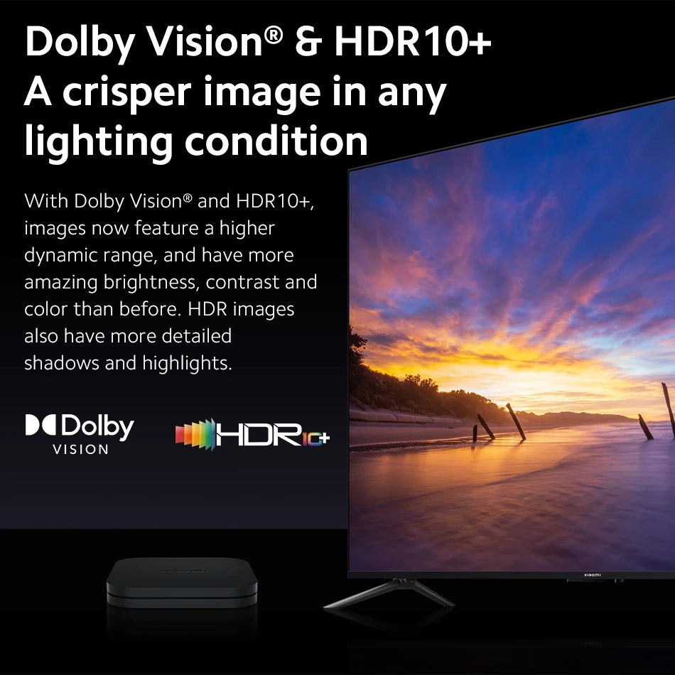 Chromecast - Streaming Box - AudioCast - Smart TV Box - Adapter - Mediaspeler - DC 5V - 2A - WiFi 2.4GHz/ 5GHz - Bluetooth 5.2 - HDR10 + - Dolby Visie - Zwart