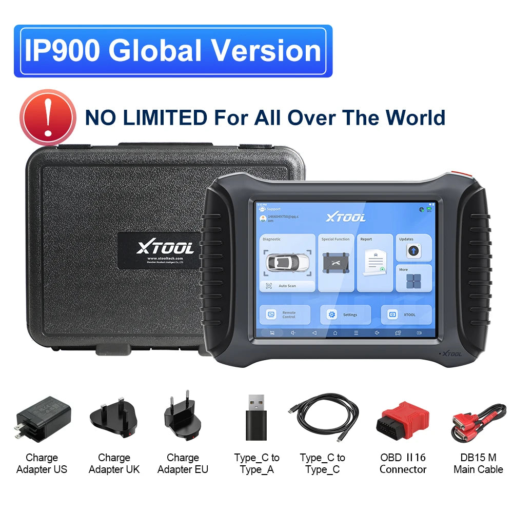 Autodiagnoseapparaat – OBD2 Scanner – Diagnosecomputer – Codelezer – Sleutelprogrammering – 8 Inch Touchscreen – 41+ Speciale Functies