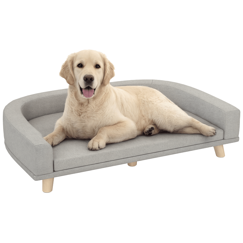 Hondenbank – Huisdierenbank – Hondensofa – Hondenbed – Kattenbank – Verhoogd Comfort – Slijtvast Stof – Scandinavisch Design – Voor Grote Honden