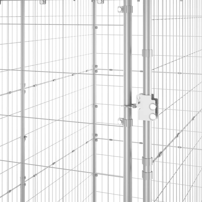 110x220x180cm Outdoor Kennel Roofed Yard Pet Shelter Farm Dog Residence Shed Open-Air Pet Breeding House Villa Outdoor Dog Living Hut Outdoor Pet Shelter, Pet Hutch, Spacious Kennel, Weatherresistant Shelter, Longlasting Pet