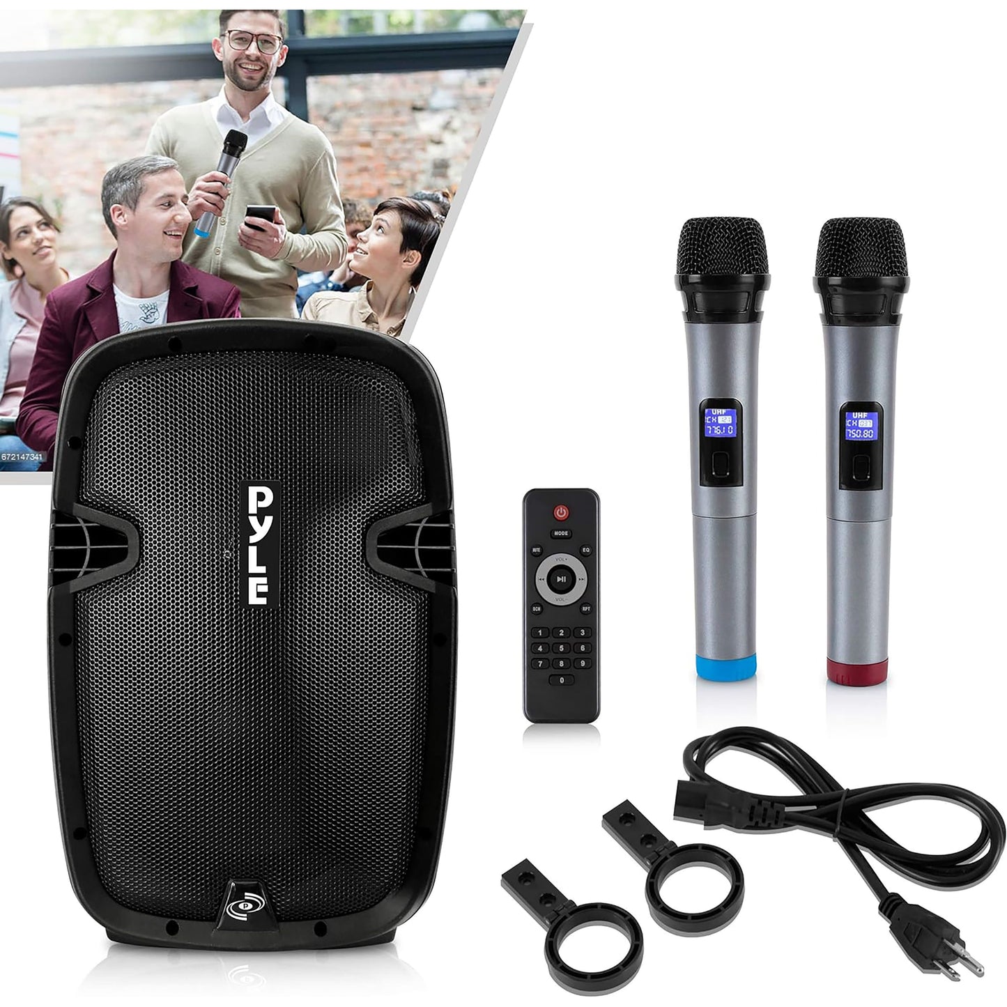 Draadloze Speaker – Bluetooth Speaker – Mobiele Luidspreker – PA Systeem – Karaoke Speaker – 1000W Piekvermogen – Ingebouwde Oplaadbare Accu Met Wieltjes