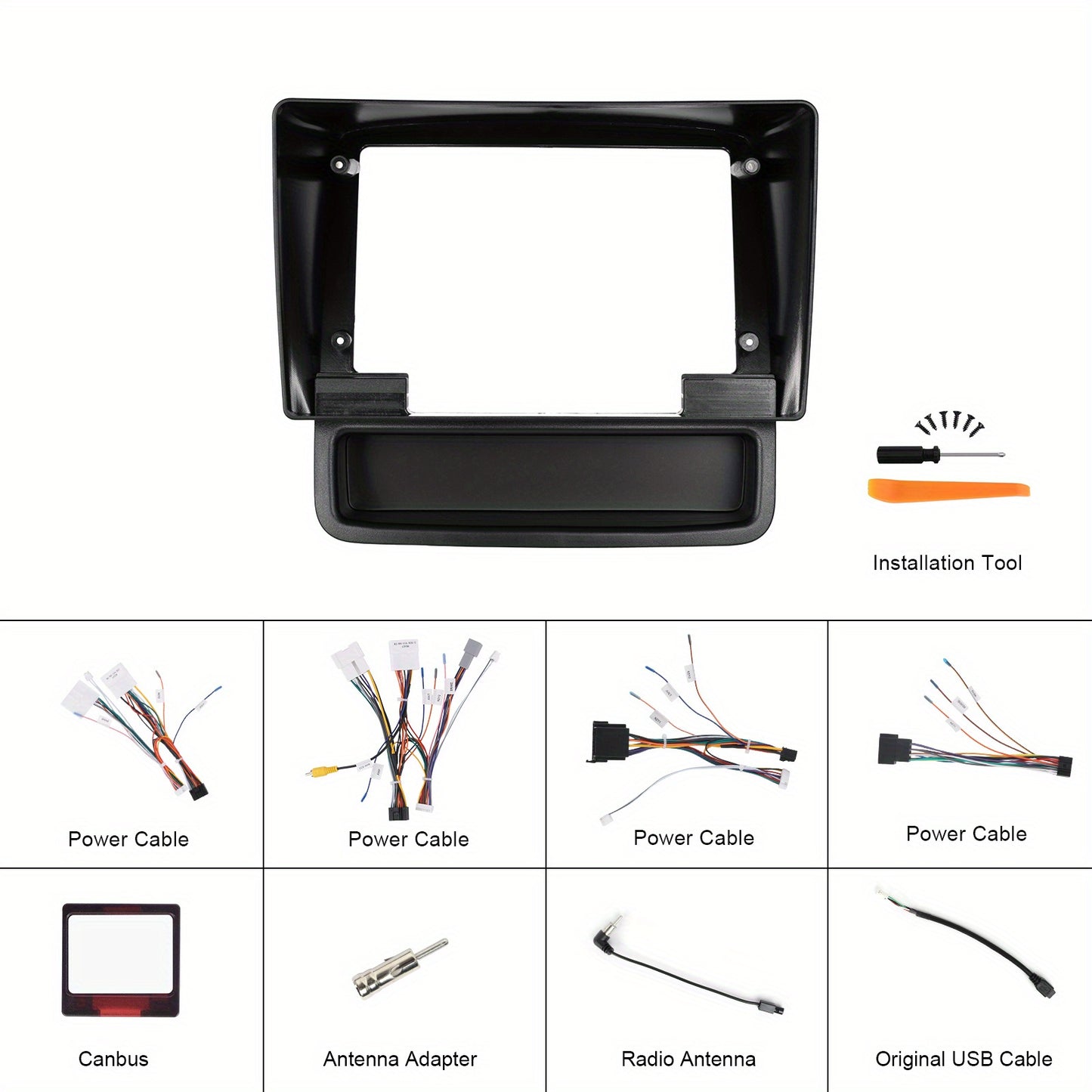 Android Autoradio – Multimedia Systeem – Touchscreen Radio – In-Car Entertainment – Navigatiesysteem – 10 Inch Scherm – Draadloos CarPlay & Android Auto – AHD Achteruitrijcamera & GPS Navigatie
